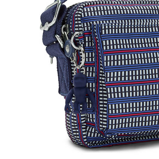 Sacs Crossbody Kipling Abanu Medium Printed Bleu | FR 2193GS